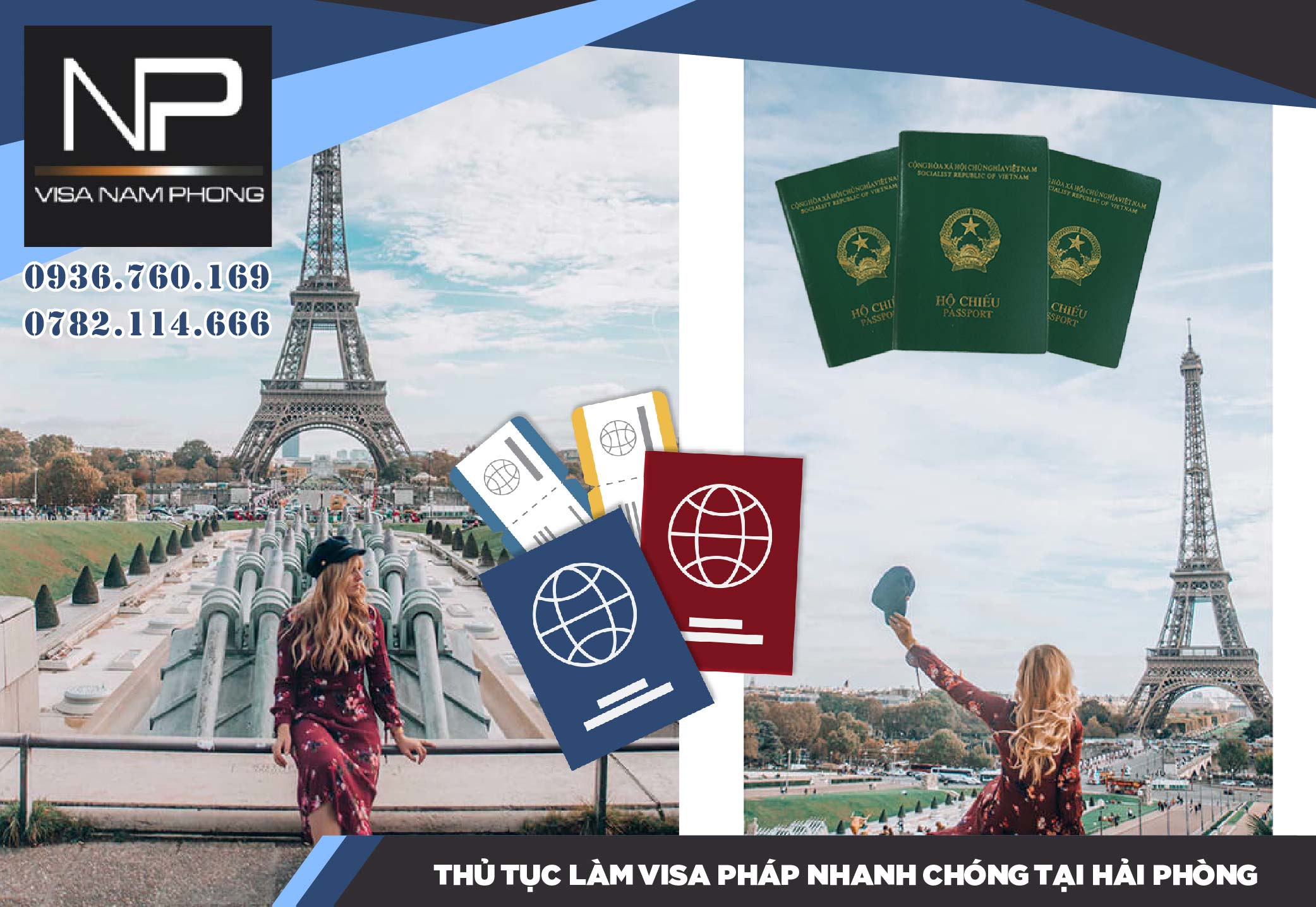 Thủ tục làm visa Pháp nhanh chóng tại Hải Phòng