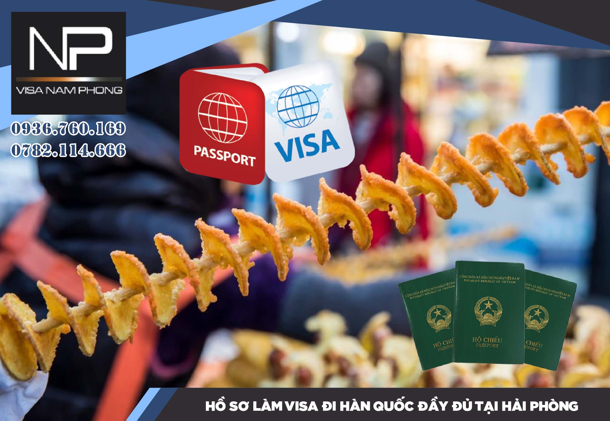 Hồ sơ làm visa đi Hàn Quốc đầy đủ tại Hải Phòng