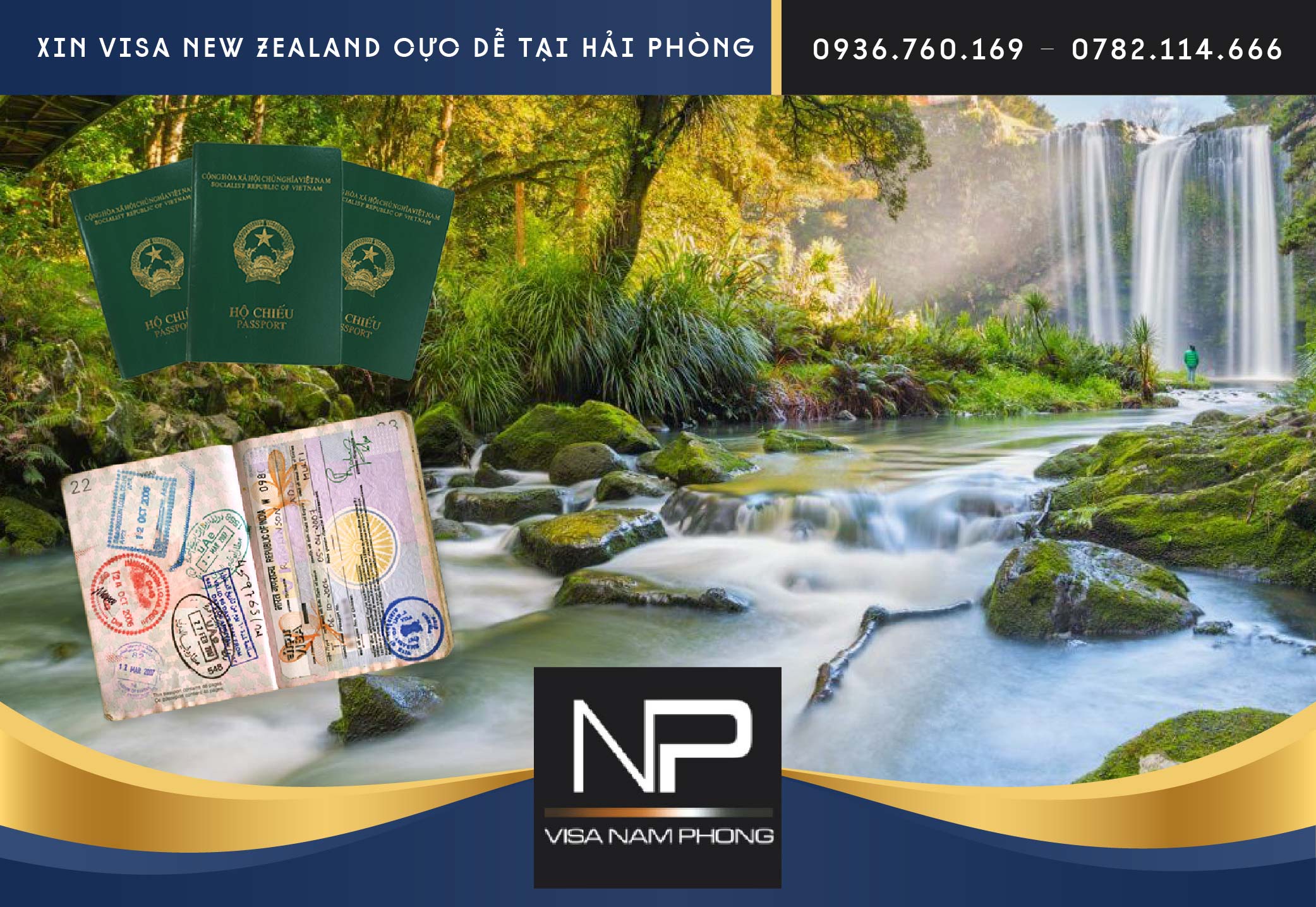 Xin visa new zealand cực dễ tại Hải Phòng