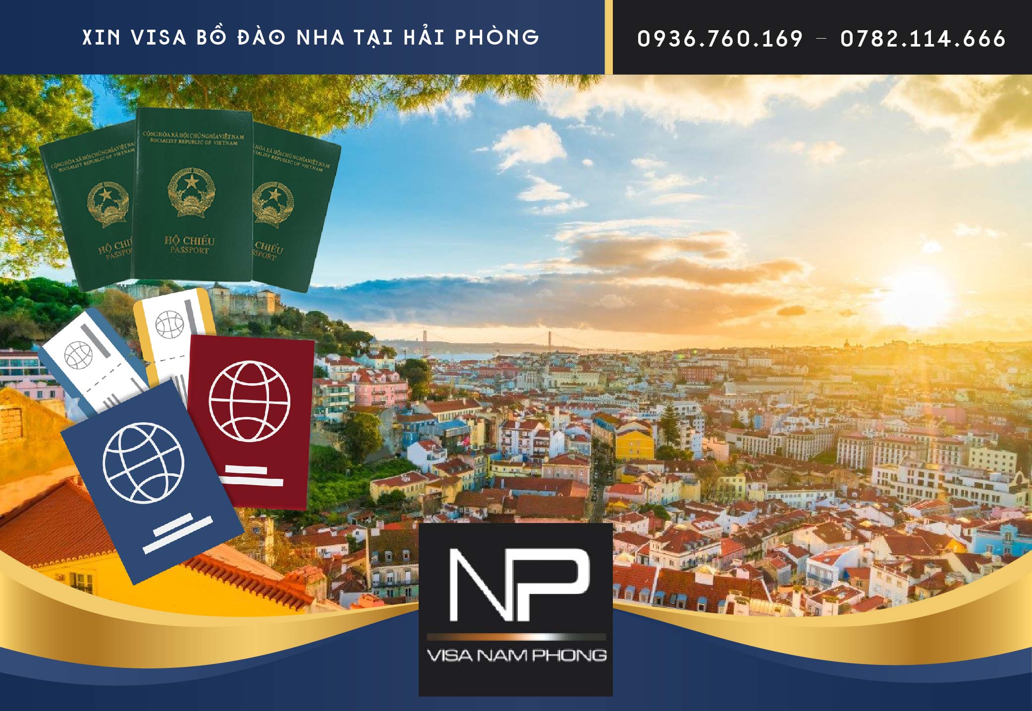 Xin visa Bồ Đào Nha tại Hải Phòng