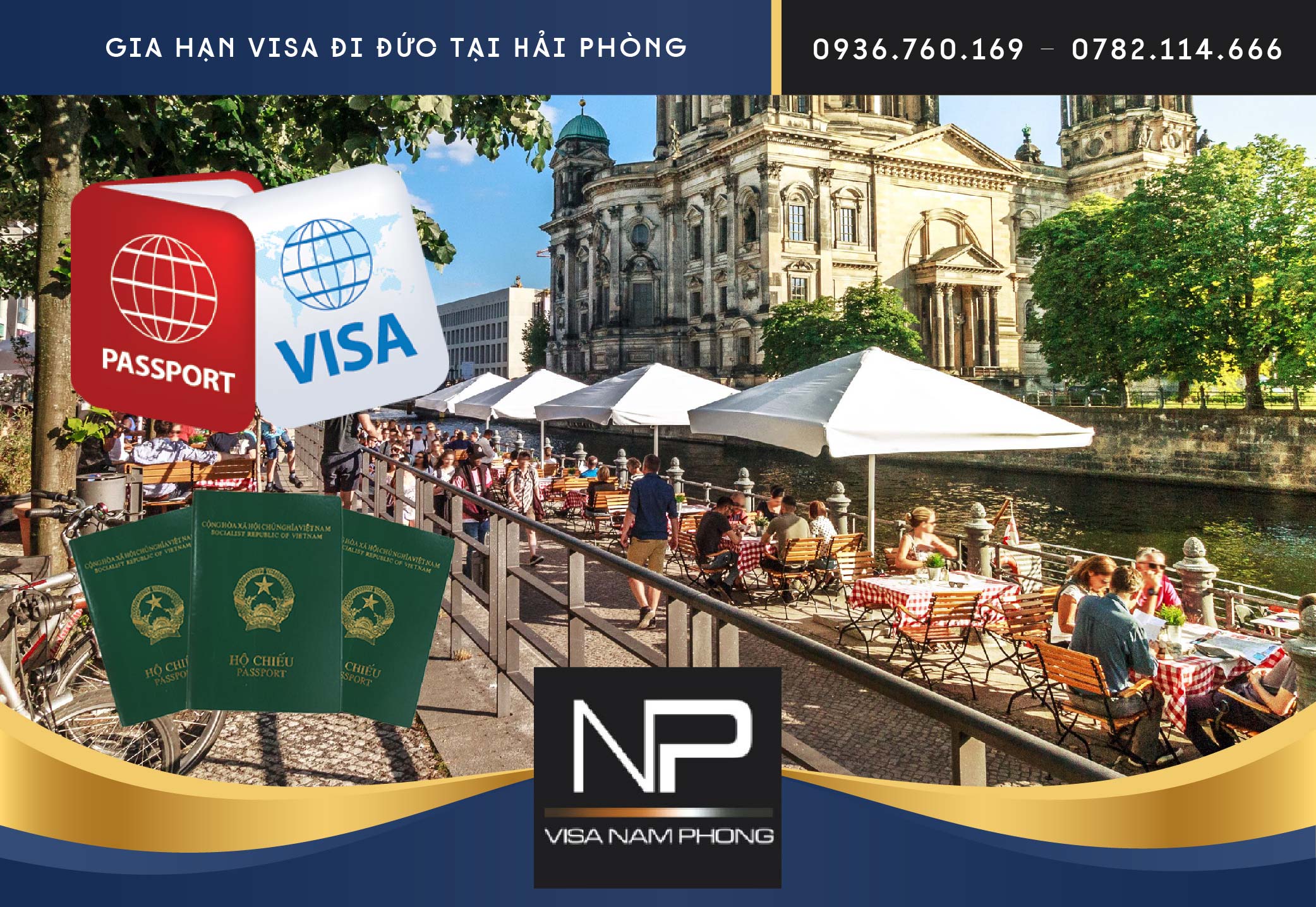 Gia hạn visa đi Đức tại Hải Phòng