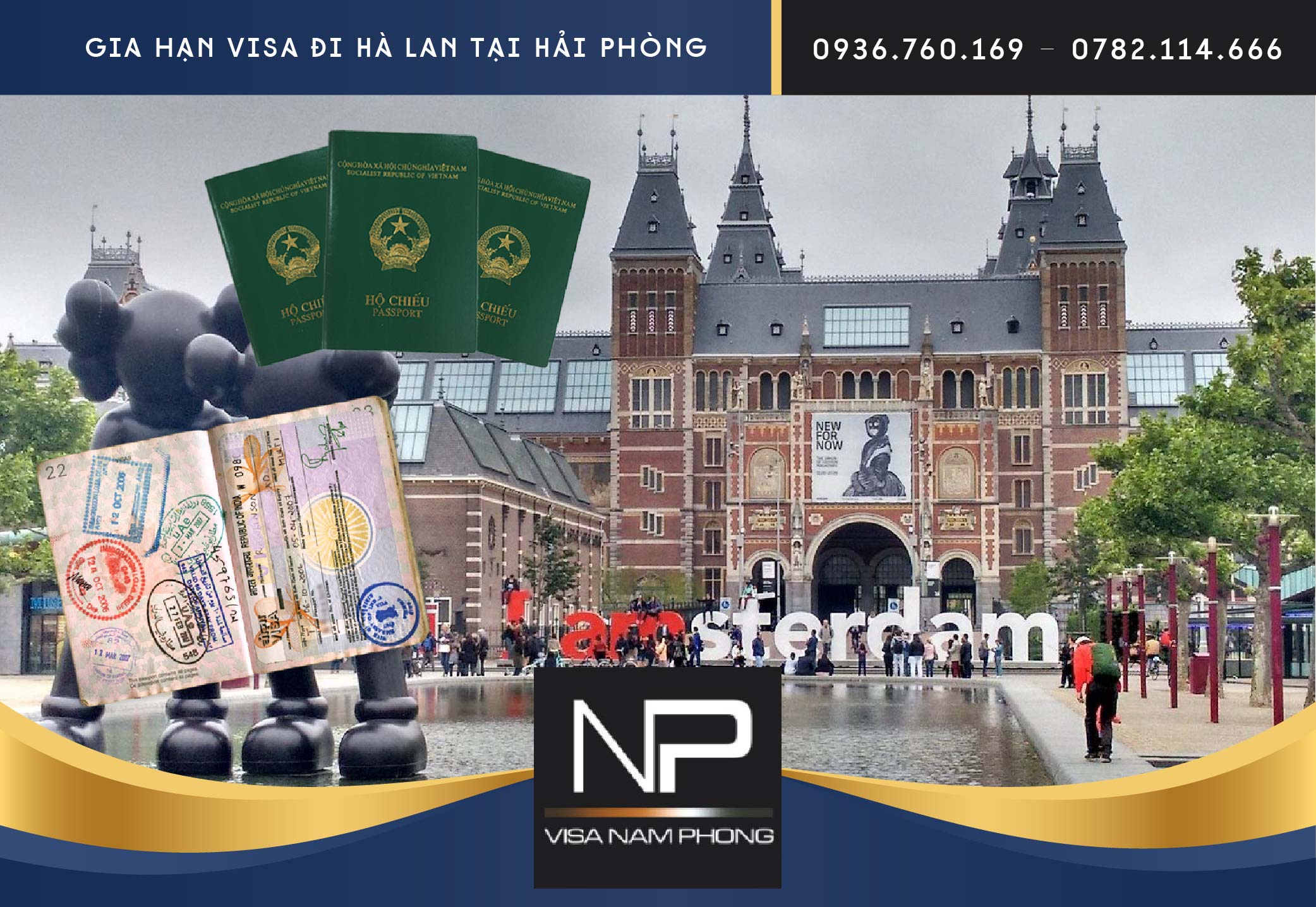 Gia hạn visa đi Hà Lan tại Hải Phòng