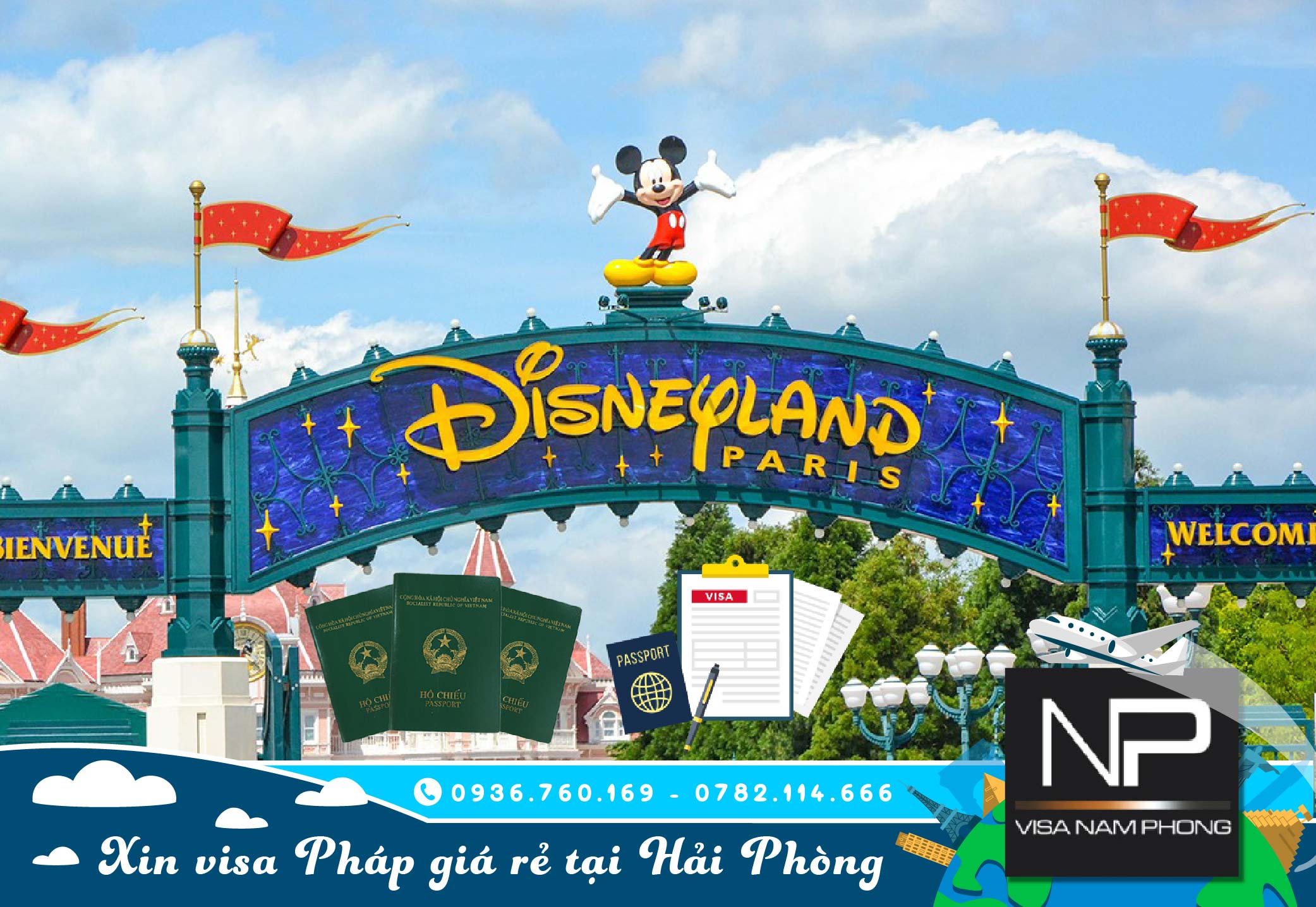 Xin visa Pháp giá rẻ tại Hải Phòng