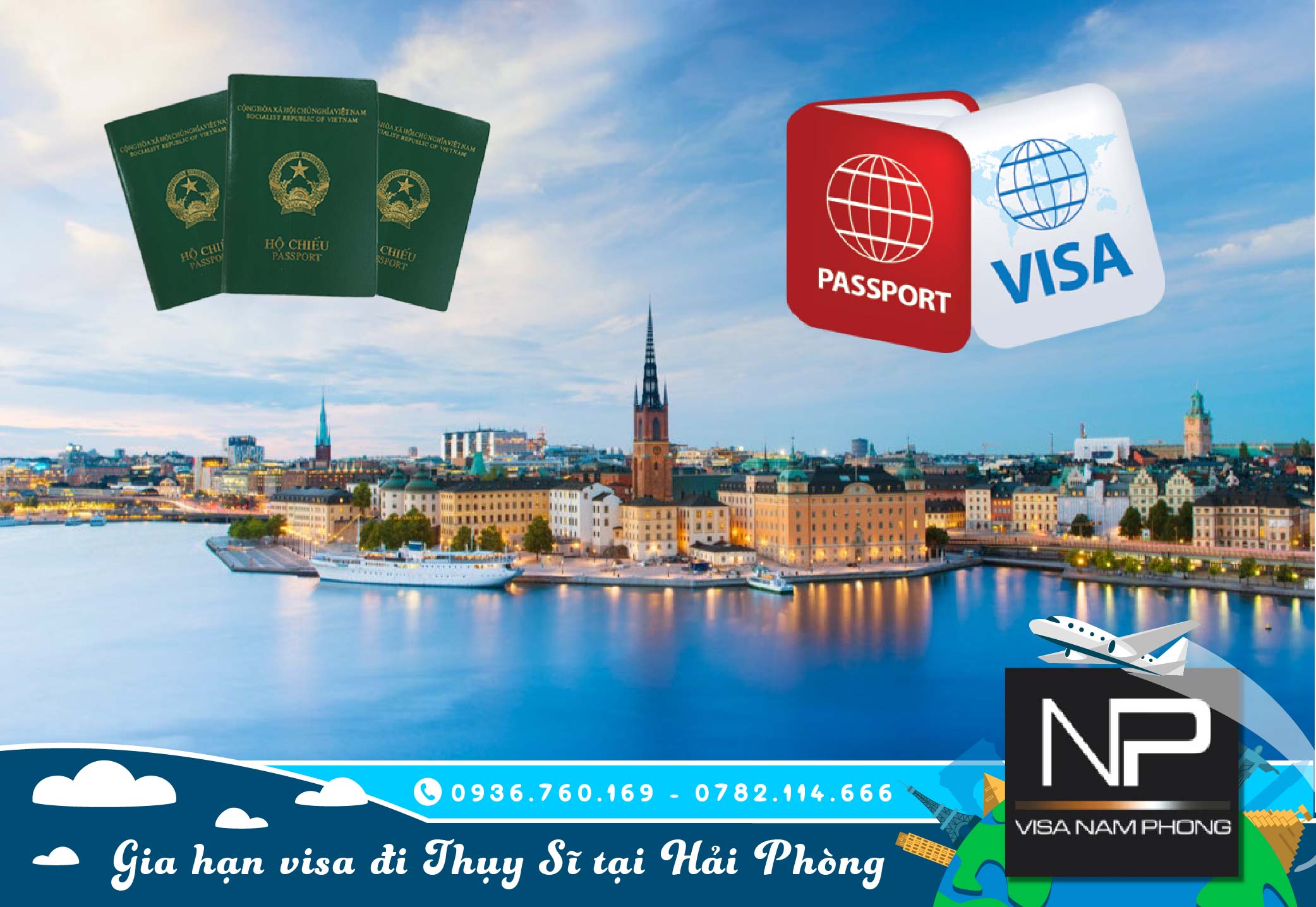 Gia hạn visa đi Thụy Sĩ tại Hải Phòng