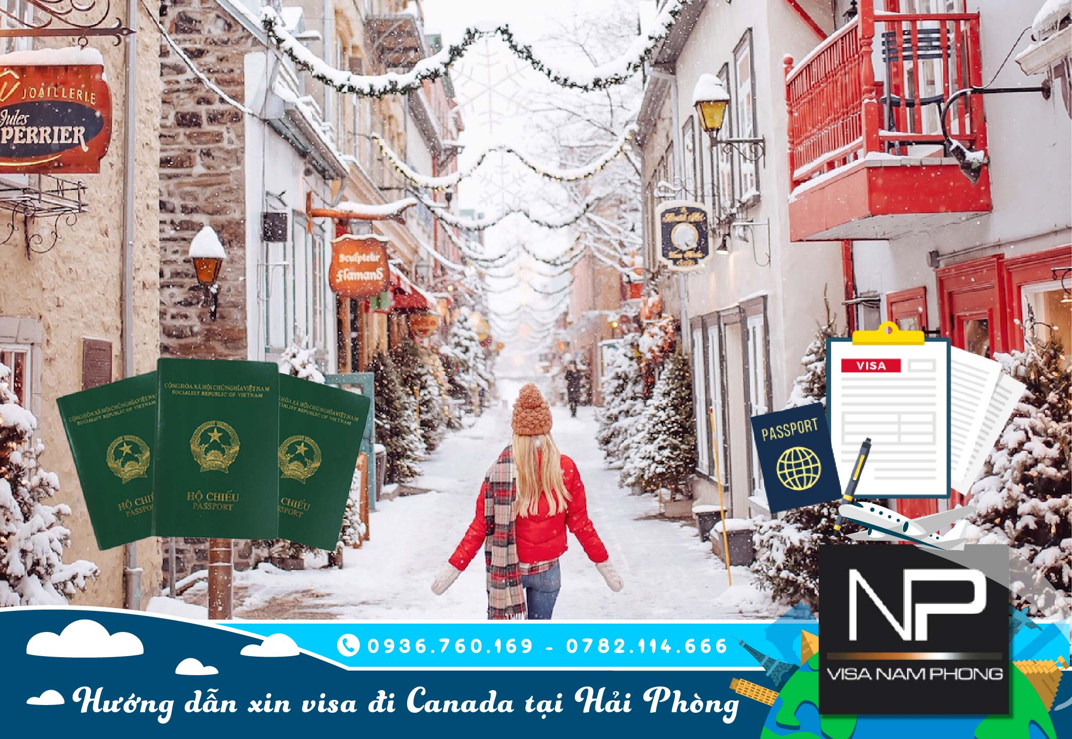 Hướng dẫn xin visa đi Canada tại Hải Phòng