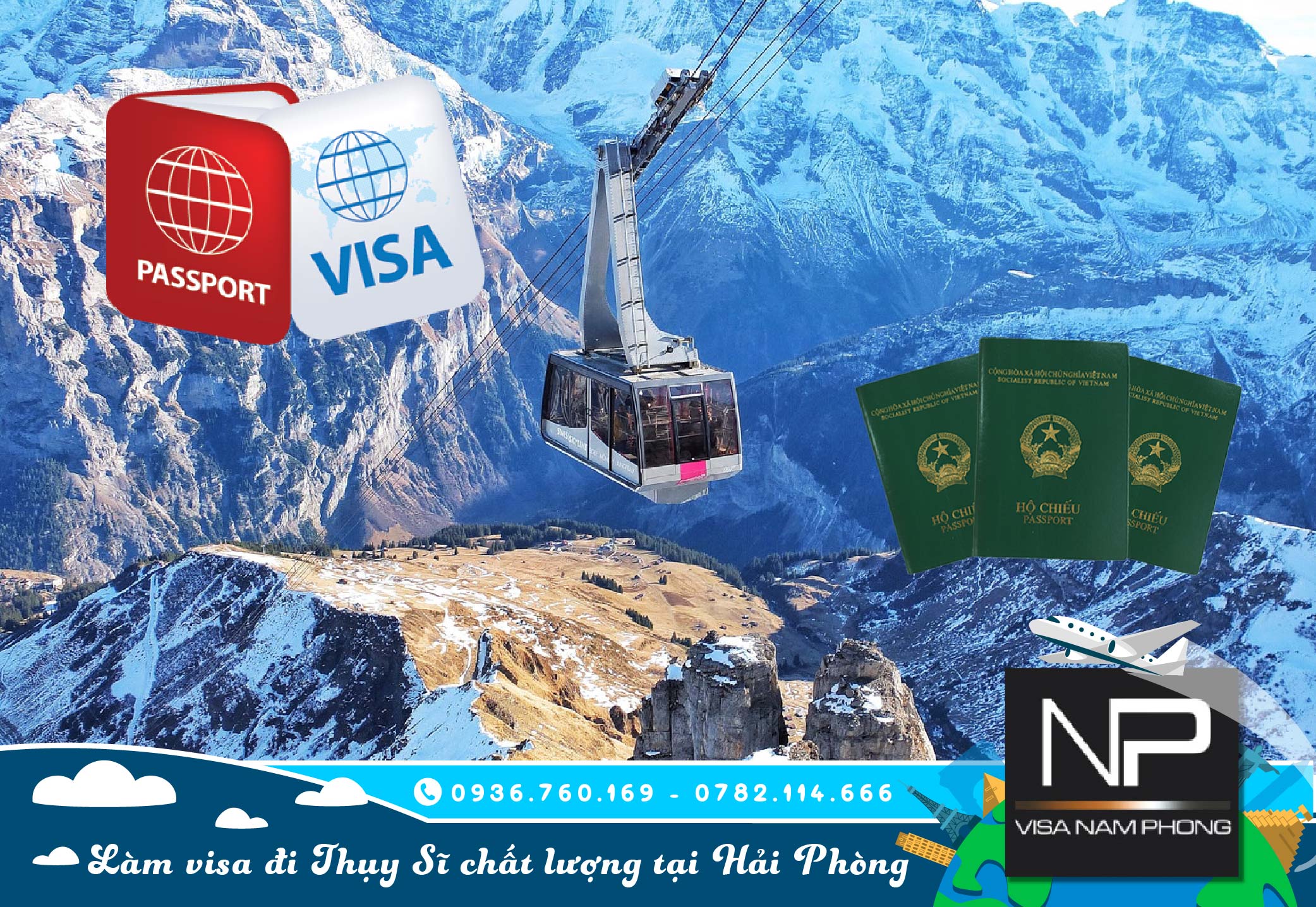 Làm visa đi Thụy Sĩ chất lượng tại Hải Phòng