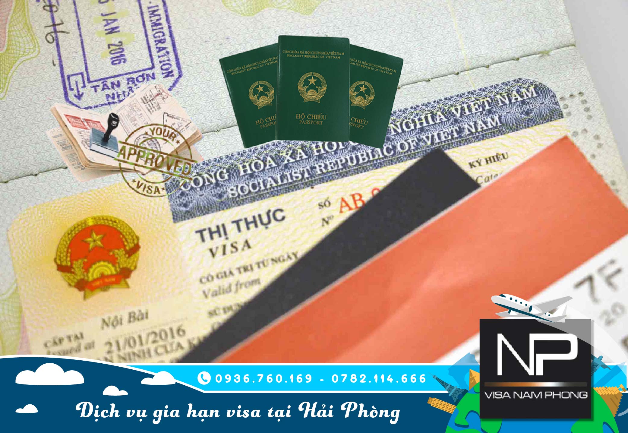 Dịch vụ gia hạn visa tại hải phòng