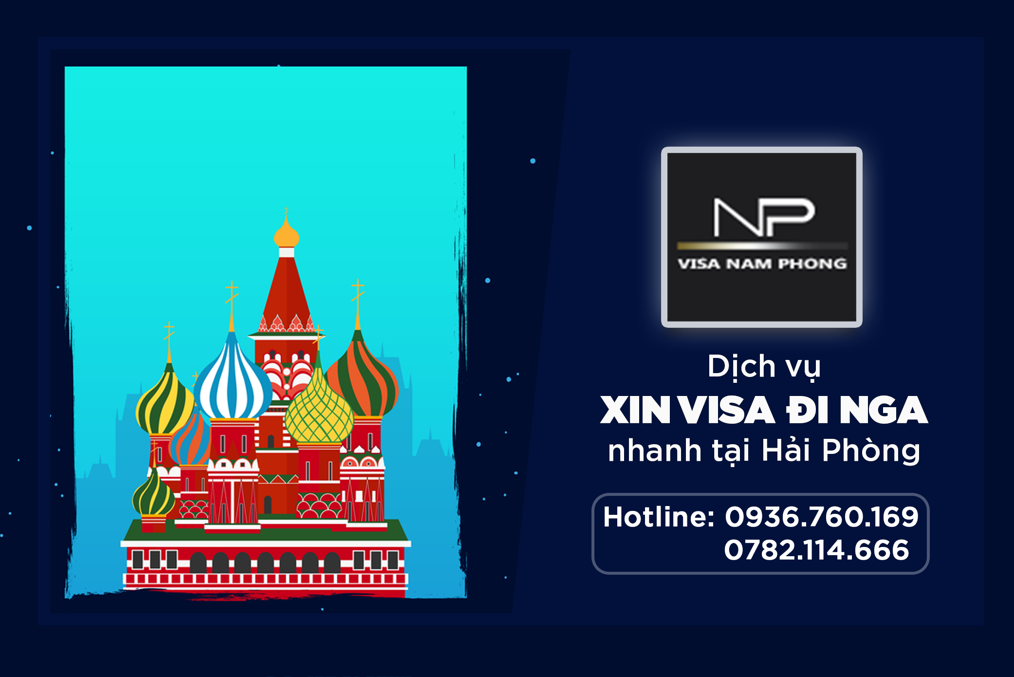 Dịch vụ xin visa đi Nga nhanh tại Hải Phòng