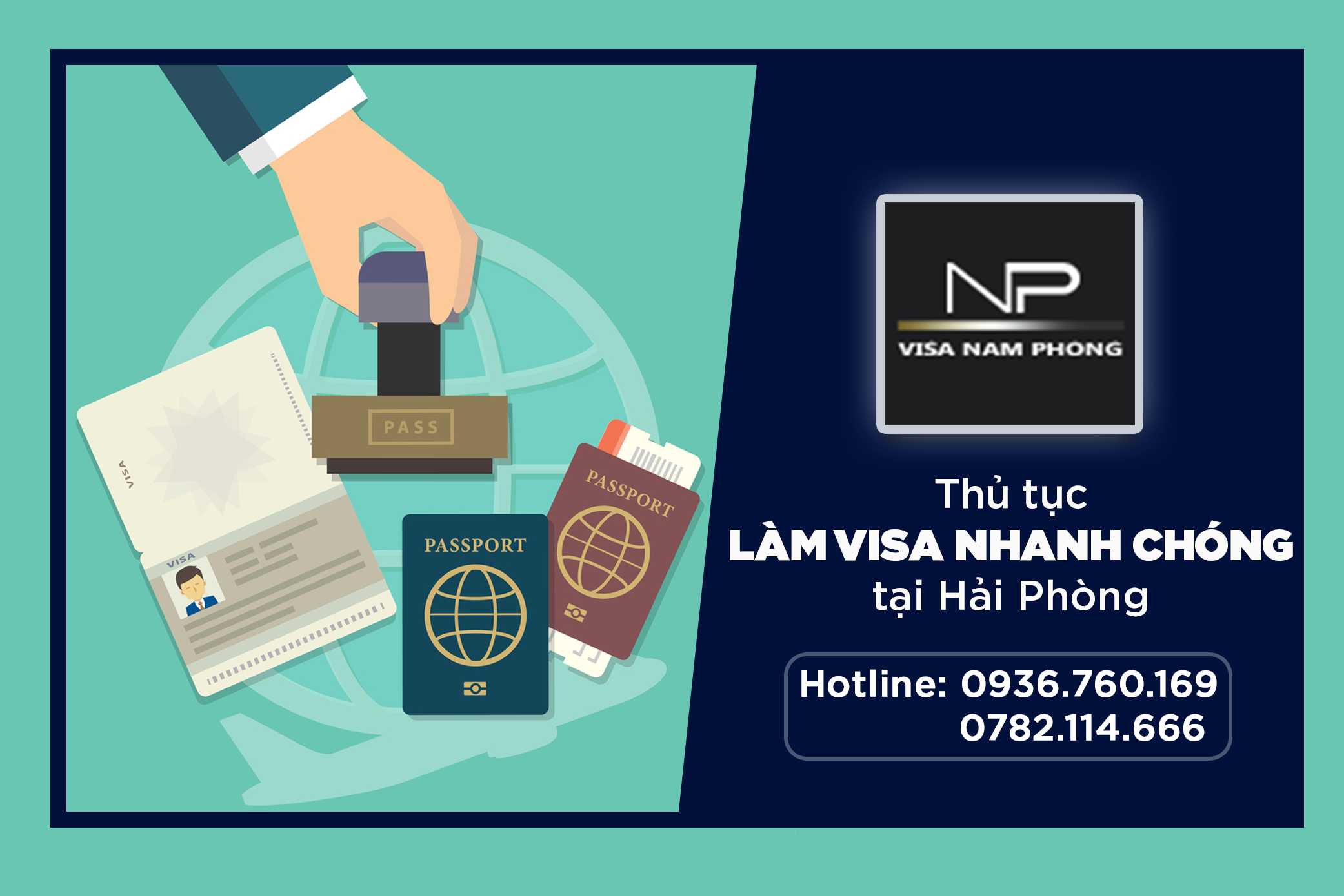 Thủ tục làm visa nhanh chóng tại Hải Phòng
