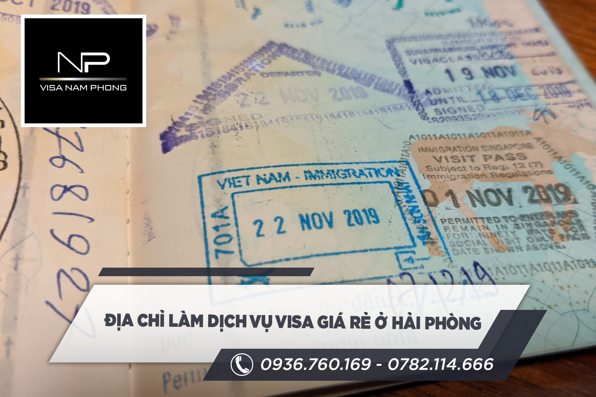 Địa chỉ làm dịch vụ visa giá rẻ ở hải phòng