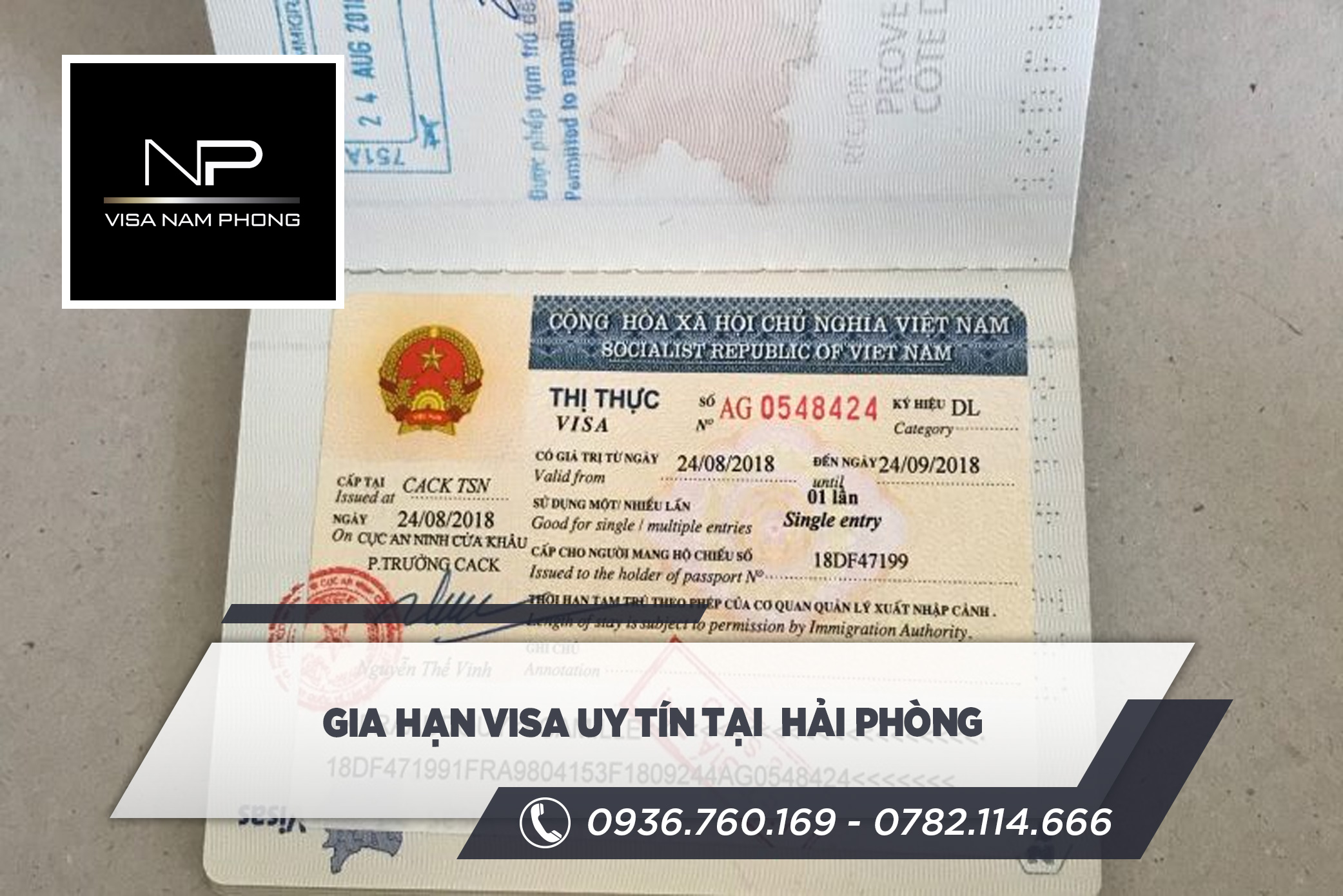 gia hạn visa uy tín tại  hải phòng