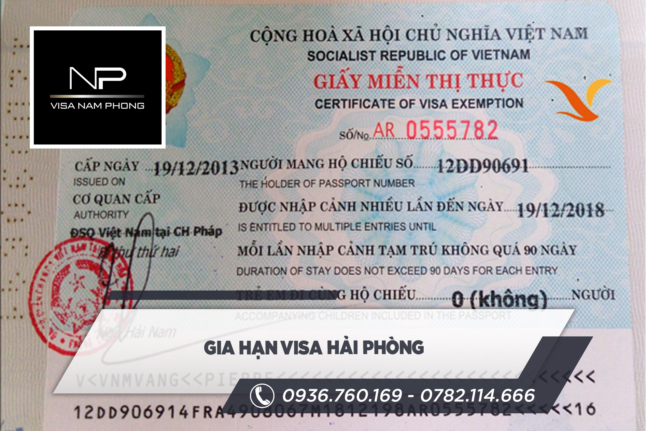 gia hạn visa hải phòng