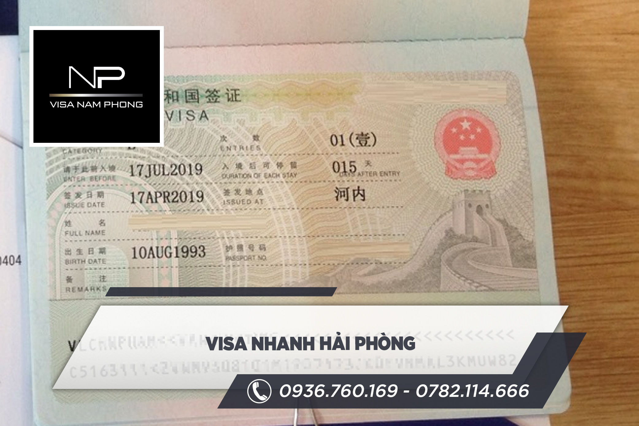 visa nhanh hải phòng