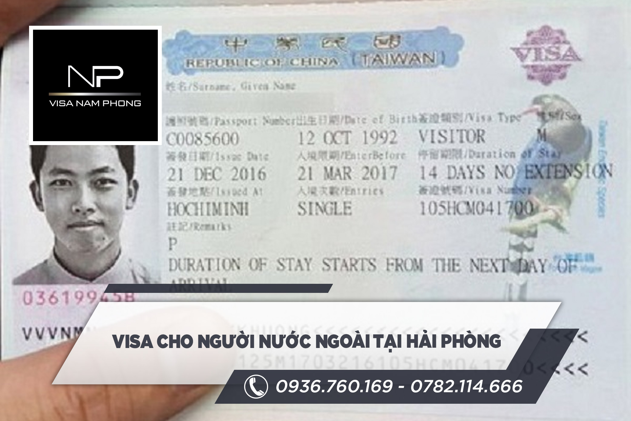 visa cho người nước ngoài tại hải phòng
