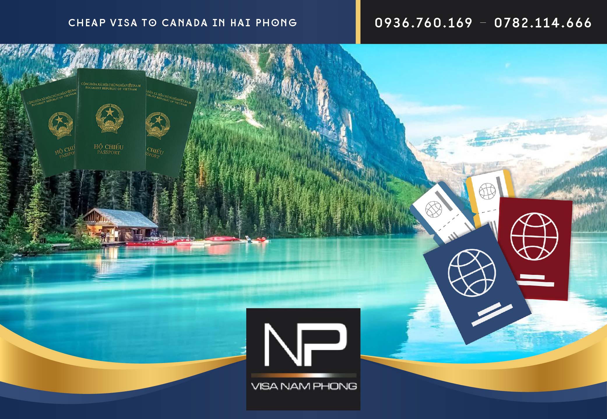 Cheap visa to Canada in Hai Phong