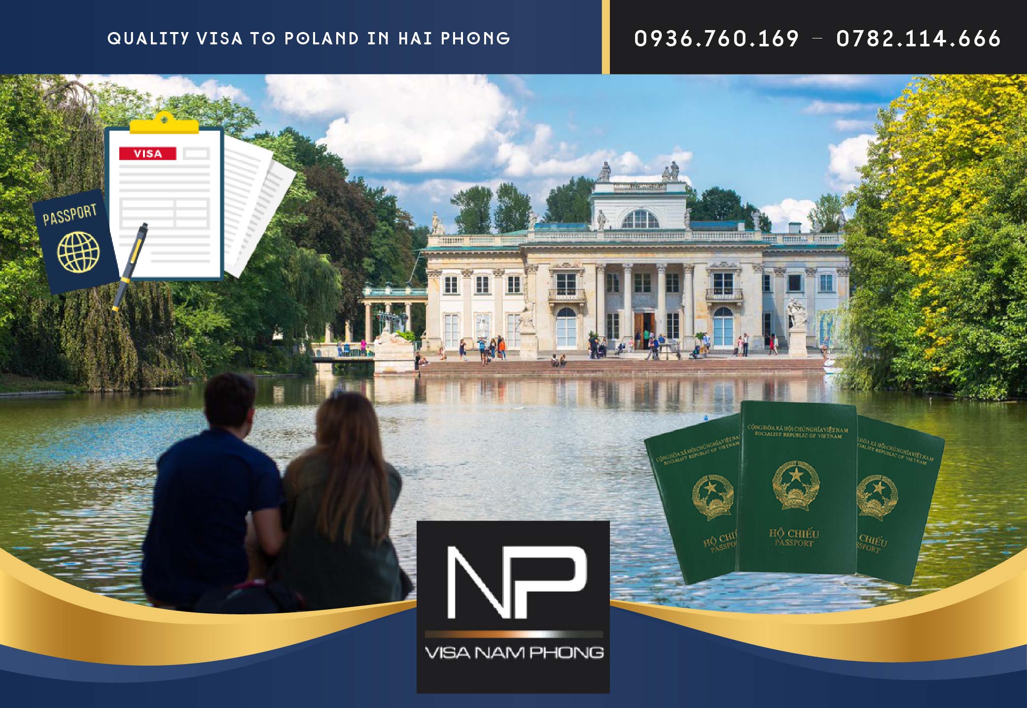 Quality visa to Poland in Hai Phong