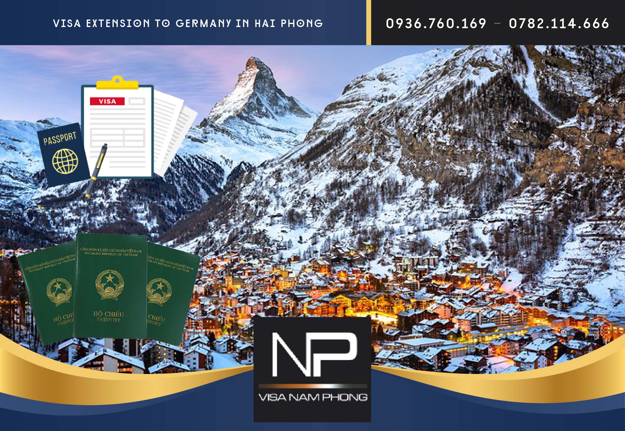 Visa extension to Germany in Hai Phong